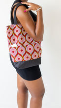 Load image into Gallery viewer, "Flame"-African Wax Print Tote Bag
