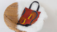 Load image into Gallery viewer, "Red Shell"-African Wax Print Tote Bag