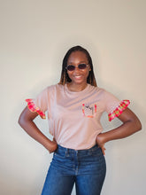Load image into Gallery viewer, T-shirt Rose Madras- Women
