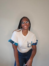 Load image into Gallery viewer, T-shirt Blé Madras- Women
