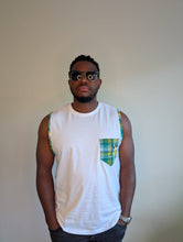 Load image into Gallery viewer, Tank top Vert Madras- Men
