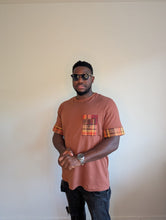 Load image into Gallery viewer, T-shirt Marron Madras- Men
