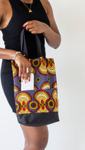 Load image into Gallery viewer, &quot;Queen&quot;-African Wax Print Tote Bag
