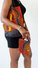 Load image into Gallery viewer, Tote bag + Zipper pouch Set- African Wax Print- 5 prints
