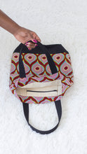 Load image into Gallery viewer, &quot;Flame&quot;-African Wax Print Tote Bag
