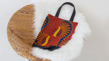 Load image into Gallery viewer, &quot;Red Shell&quot;-African Wax Print Tote Bag
